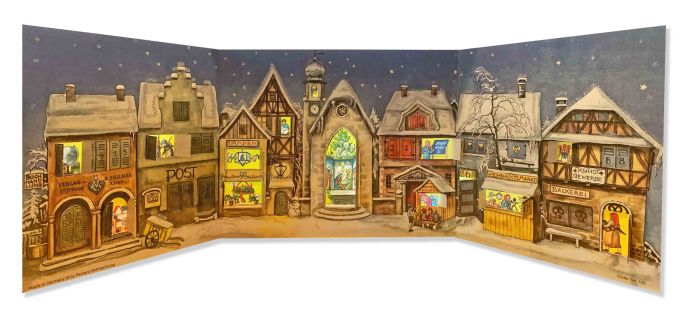 German Street - A Vintage-style Advent Calendar By Richard Sellmer ...